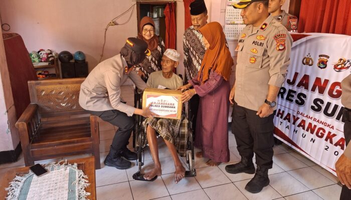 Sambut Hari Bhayangkara ke-80, Polres Sumbawa Gelar Anjangsana dan Baksos kepada Purnawirawan dan Warakawuri