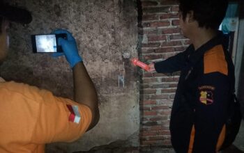Satu Unit Rumah Terbakar di Desa Sie, Tim Inafis Satreskrim Polres Bima Lakukan Olah TKP