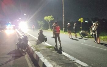 Polres Lombok Barat Bubarkan Balap Liar di Jalur Bypass BIL II