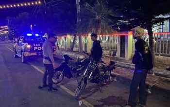 Tindak Lanjut Laporan Call Center 110, Sat Samapta Polres Bima Kota Bubarkan Aksi Balap Liar