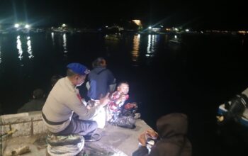 Sat Polair Polres Lotara Cek Kapal Shiptender di Pelabuhan Teluk Nara, Situasi Aman