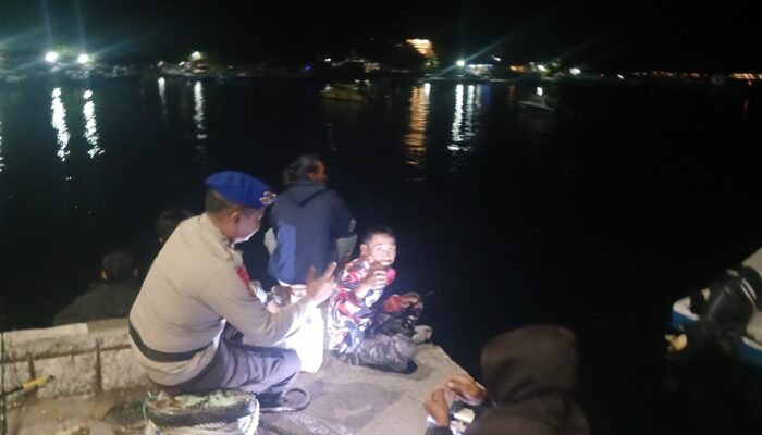 Sat Polair Polres Lotara Cek Kapal Shiptender di Pelabuhan Teluk Nara, Situasi Aman