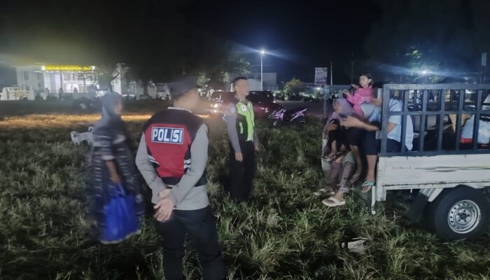 20.00 Wita, Lampu Biru Polsek Tanjung Nyala: Blue Light Patroli Kawal Tanjung Malam