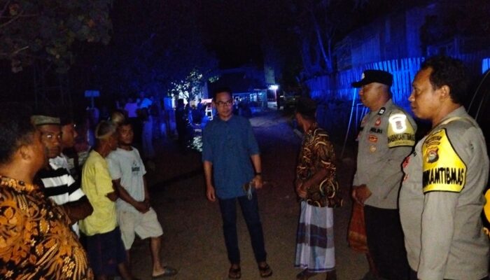 Respon Cepat Polsek Ambalawi, Amankan Warga yang Lakukan Penghadangan Jalan di Desa Talapiti