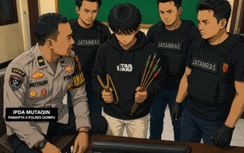 POLRES DOMPU GERAK CEPAT TANGANI KASUS PENGANIAYAAN DENGAN CARA MEMANAH, PELAKU BERHASIL DIAMANKAN