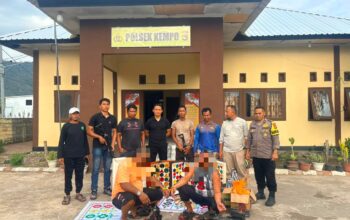 Polsek Kempo Grebek Arena Sabung Ayam dan Judi Bola Adil, Dua Terduga Bandar Diamankan