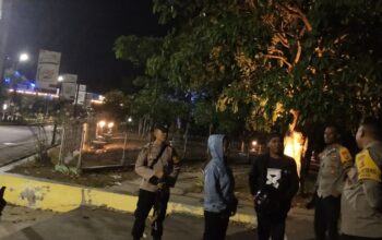 Patroli Blue Light Polsek Rasanae Barat Intensif Cegah Gangguan Kamtibmas pada Malam Hari