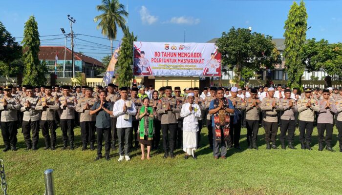 Doa Bersama Lintas Agama Warnai Peringatan Hari Bhayangkara Ke-80, Polres Bima Kota Perkuat Harmoni dan Toleransi