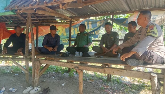 Bhabinkamtibmas Polres Bima Kota Jalin Silaturahmi dengan Kelompok Tani, Dorong Kepatuhan dan Harkamtibmas