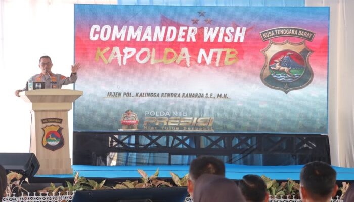 Kunker ke Polres Loteng, Kapolda NTB: Seluruh Anggota Polri Mengemban Fungsi Polmas.