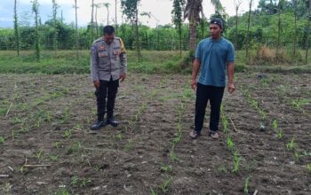Polri Sambangi Petani Lombok Barat Dukung Swasembada Pangan