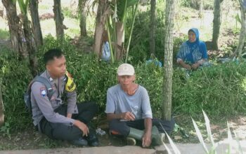 Bhabinkamtibmas Desa Gereneng Timur Sambang dan Silaturahmi dengan Warga, Ajak Dukung Program Ketahanan Pangan dan Jaga Kamtibmas