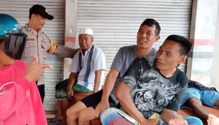 Bhabinkamtibmas Desa Wanasaba Ajak Warga Dukung Swasembada Pangan Dan Waspada Perubahan Cuaca