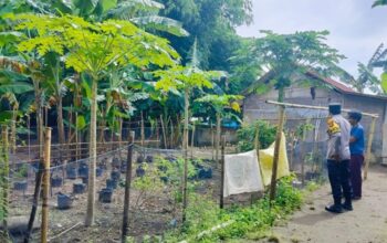 Bhabinkamtibmas Lombok Barat Dorong Warga Manfaatkan Lahan Terbatas
