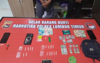Polisi Tangkap Lima Terduga Pelaku Penyalah Huna’an Narkotika di Labuhan Haji