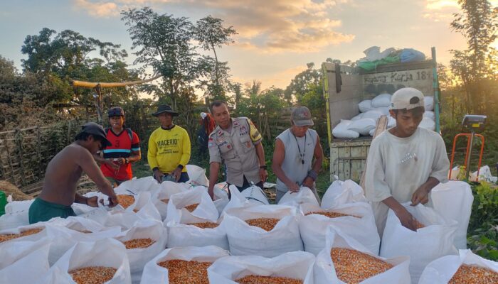 Sambang Humanis Bhabinkamtibmas Desa Riamau, Bangun Sinergi dengan Masyarakat
