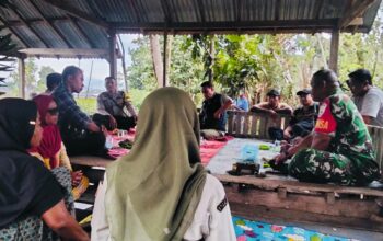 Polri dan TNI Perkuat Sinergitas Dampingi Kelompok Tani, Wujudkan Ketahanan Pangan di Desa Matua