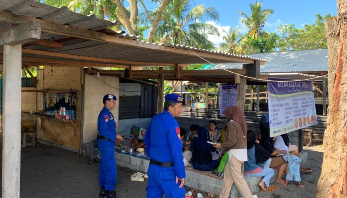Satpolairud Polres Lombok Barat Intensifkan Patroli di Pantai Cemare