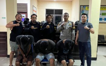 Tim Puma Polres Sumbawa Bersama Polsek Alas Ringkus Tiga Pelaku Pencurian di Toko Bangunan