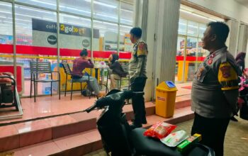 Antisipasi Gangguan Kamtibmas, Polsek Alas Intensifkan Patroli Blue Light di Malam Hari