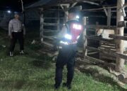 Polsek Sekotong Perketat Pengawasan Wilayah, Pastikan Kandang Ternak Warga Aman dari Kriminalitas