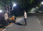 Antisipasi Gangguan Kamtibmas Dini Hari, Personel Polsek Kuripan Patroli Sepanjang Bypass BIL