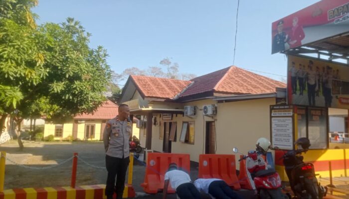 Polres Bima Kota Tertibkan Kelengkapan Kendaraan Anggota, Waka Polres Beri Teguran
