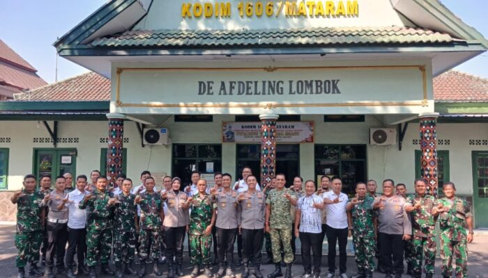 Komitmen Bersama TNI-Polri Jaga Stabilitas Mataram, Lobar, dan KLU