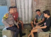 Bhabinkamtibmas Desa Anggaraksa Sambangi Remaja, Ajak Bersama Jaga Kamtibmas