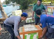 Bhabinkamtibmas Calabai Hadir dalam Gotong Royong, Perkuat Kemitraan dengan Warga