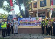 Tingkatkan Keselamatan Berlalu Lintas, Satlantas Polres Bima Kota Pasang Spanduk Edukasi di Titik Rawan Kecelakaan