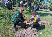 Tanam Pohon Serentak, Gerung Perkuat Ketahanan Lingkungan