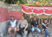 Sat Binmas Polres Dompu Tingkatkan Sinergitas Kamtibmas Bersama Satpam Bulog dan Masyarakat Desa Manggeasi
