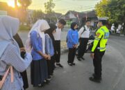 Unit Kamsel Polres Sumbawa Barat Gencarkan Edukasi Keselamatan Berlalu Lintas