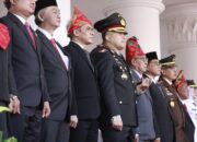 Polres Sumbawa Barat Hadiri dan Amankan Upacara Peringatan HUT Ke-81 RI di Lapangan Graha Fitrah
