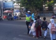 Sat Lantas Polres Bima Kota Gelar Pengaturan Pagi, Berikan Pelayanan dan Rasa Aman kepada Masyarakat