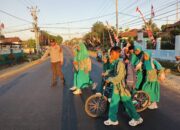Beri Rasa Aman di Jam Masuk Sekolah, Personil Polsek Utan Gelar Strong Point Pagi di SMPN 1 dan SDN 4 Utan