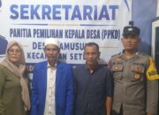 Pendaftaran Kades Lamusung Berjalan Aman, TNI-Polri Bersinergi