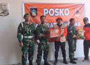 Kodim 1606/Mataram Peduli Korban Kebakaran Desa Adat Sade