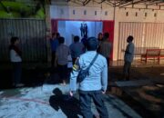 RESPON CEPAT LAYANAN POLISI 110, LAPORAN KEBAKARAN RUKO DI PASAR KERUAK LANGSUNG DITINDAKLANJUTI