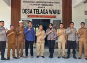 Kapolsek Pringgabaya Jalin Silaturahmi dengan Pemerintah Desa Telaga Waru, Perkuat Sinergitas Jelang Pilkades