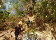 Lahan Wakaf Terbakar, TNI-Polri dan Damkar Bertindak