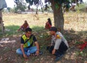 BHABINKAMTIBMAS SERAKAPI SAMBANG PETANI, DORONG OPTIMALISASI LAHAN PEKARANGAN