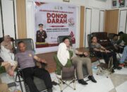 Wujud Sinergitas, Kapolres Sumbawa Barat Ikut Mendonorkan Darah dalam Rangka Hari Lahir Kejaksaan RI ke-81