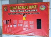 POLRES DOMPU UNGKAP PEREDARAN SABU 8,18 GRAM DI KECAMATAN KEMPO