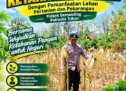 Polri Dukung Astacita, Polsek Semanding Polresta Tuban Turun Cek Tanaman jagung milik Warga di Desa Tegalagung