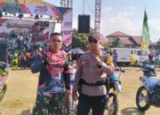 Bhabinkamtibmas Polsek Manggelewa Amankan Event MMT dan Terabas se-NTB, Imbau Peserta Utamakan Keselamatan