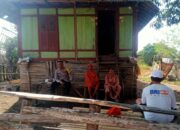 Bhabinkamtibmas Woko Sosialisasikan Larangan Karhutla dan Dorong Pemanfaatan Lahan Pekarangan