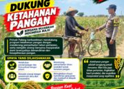 Dukung Astacita, Polsek Palang Polresta Tuban Pantau Langsung Lahan Jagung milik warga Desa Wangun