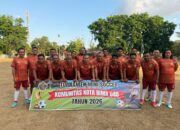 Bhayangkara FC Polres Bima Kota Tahan Imbang Perintis FC 2-2 dalam Laga Mini Soccer U40